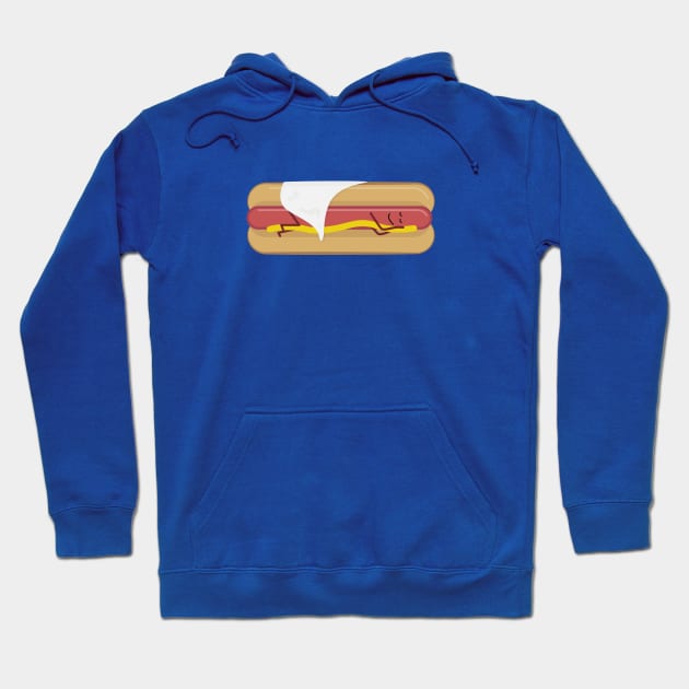 Hot Dog Tired Hoodie by Sanford Studio